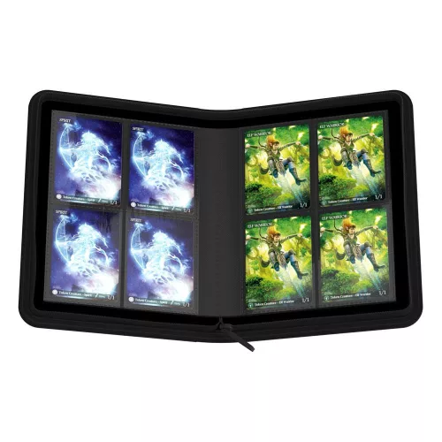 Ultimate Guard Zipfolio 160 - 8-Pocket XenoSkin Black