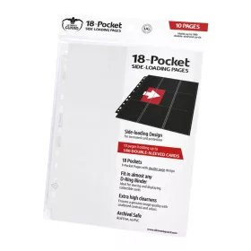 Ultimate Guard 18-Pocket Pages Side-Loading White (10)