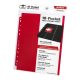 Ultimate Guard 18-Pocket Pages Side-Loading Red (10)