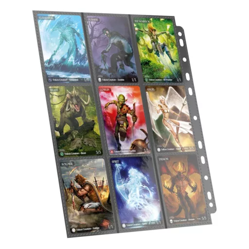 Ultimate Guard 18-Pocket Pages Side-Loading Grey (10)