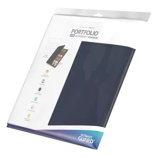 Ultimate Guard Portfolio 480 - 24-Pocket XenoSkin (Quadrow) - Blue