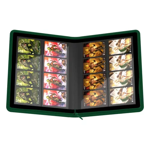 Ultimate Guard Zipfolio 320 - 16-Pocket XenoSkin Green