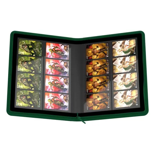 Ultimate Guard Zipfolio 320 - 16-Pocket XenoSkin Green