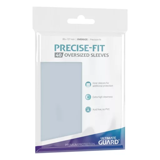 Ultimate Guard Precise-Fit Sleeves Oversized Transparent (40)