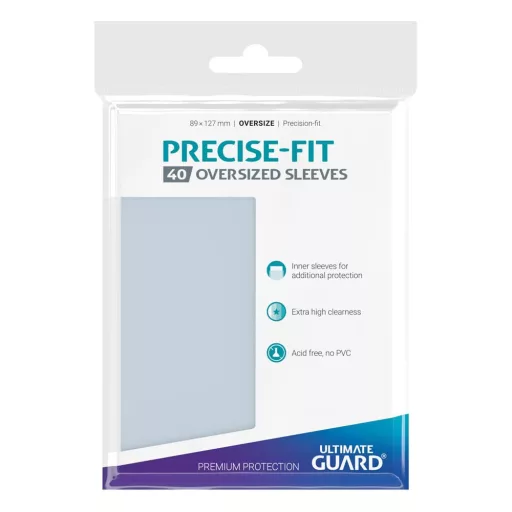 Ultimate Guard Precise-Fit Sleeves Oversized Transparent (40)