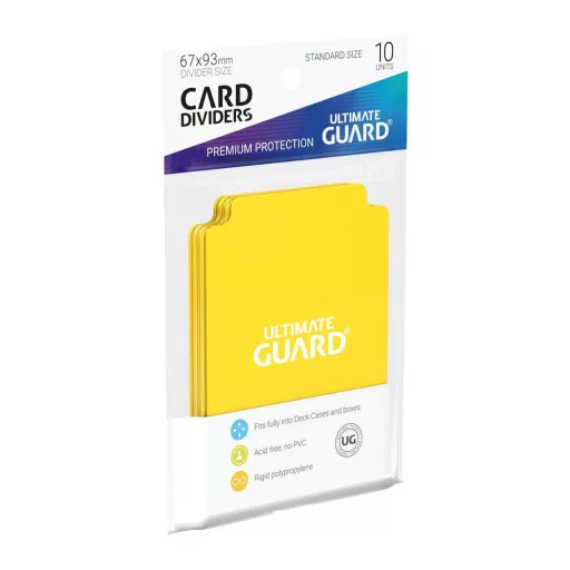 Ultimate Guard Card Dividers Standard Size Yellow (10)