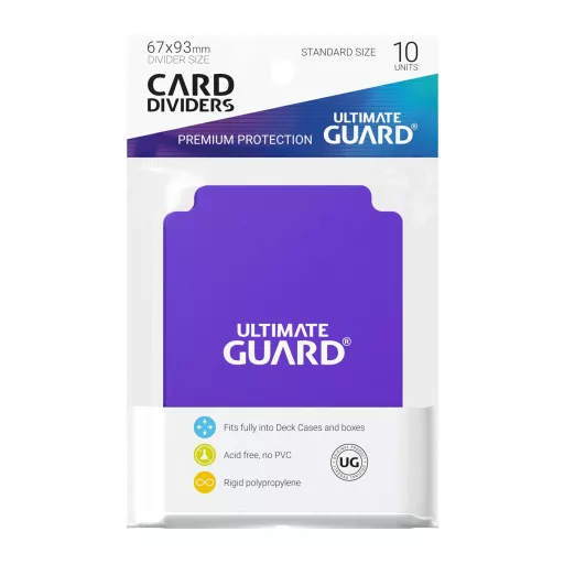 Ultimate Guard Card Dividers Standard Size Purple (10)