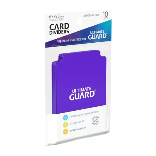 Ultimate Guard Card Dividers Standard Size Purple (10)