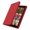 Ultimate Guard Zipfolio 480 - 24-Pocket XenoSkin (Quadrow) - Red