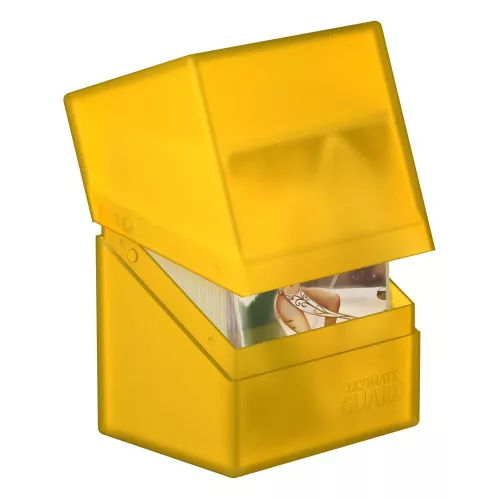 Ultimate Guard Boulder Deck Case 80+ Standard Size Amber