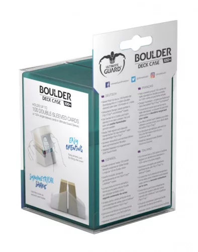 Ultimate Guard Boulder Deck Case 100+ Standard Size Malachite