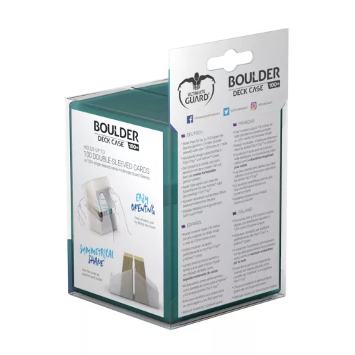 Ultimate Guard Boulder Deck Case 100+ Standard Size Malachite