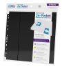 Ultimate Guard 24-Pocket QuadRow Pages Side-Loading Black (10)