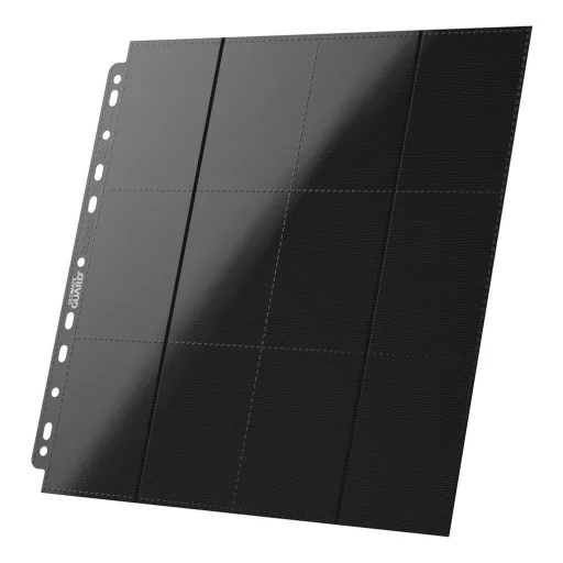 Ultimate Guard 24-Pocket QuadRow Pages Side-Loading Black (10)