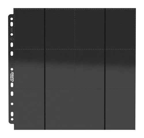 Ultimate Guard 24-Pocket QuadRow Pages Side-Loading Black (10)