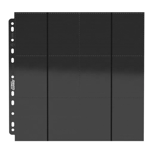 Ultimate Guard 24-Pocket QuadRow Pages Side-Loading Black (10)