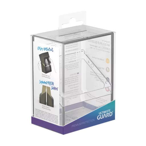 Ultimate Guard Boulder Deck Case 60+ Standard Size Clear