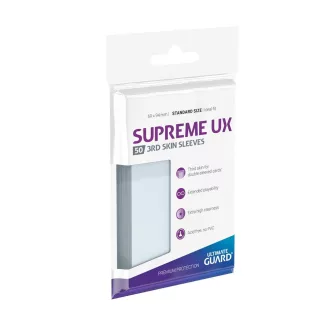   Ultimate Guard Supreme UX 3rd Skin Sleeves Standard Size Transparent (50)
