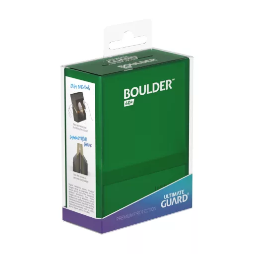 Ultimate Guard Boulder Deck Case 40+ Standard Size Emerald