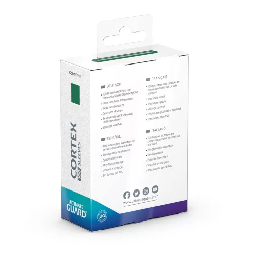 Ultimate Guard Cortex Sleeves Standard Size Green (100)