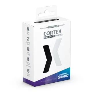   Ultimate Guard Cortex Sleeves Standard Size Matte Black (100)
