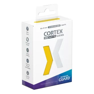   Ultimate Guard Cortex Sleeves Standard Size Matte Yellow (100)