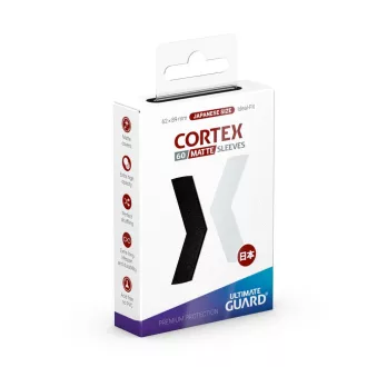   Ultimate Guard Cortex Sleeves Japanese Size Matte  Black (60)