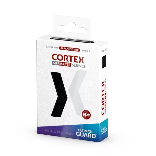 Ultimate Guard Cortex Sleeves Japanese Size Matte  Black (60)