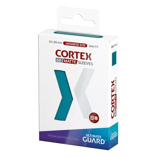 Ultimate Guard Cortex Sleeves Japanese Size Matte Petrol (60)