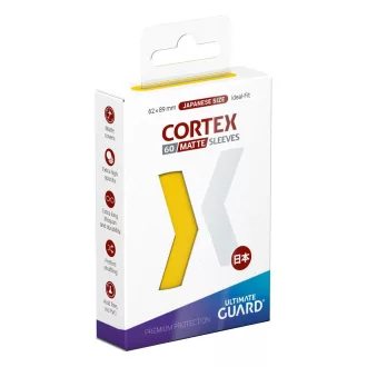   Ultimate Guard Cortex Sleeves Japanese Size Matte Yellow (60)