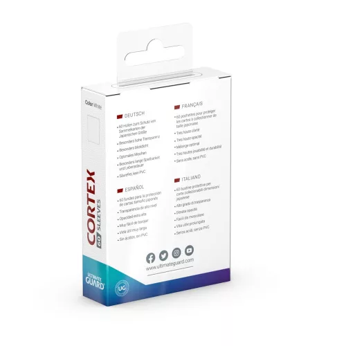 Ultimate Guard Cortex Sleeves Japanese Size White (60)