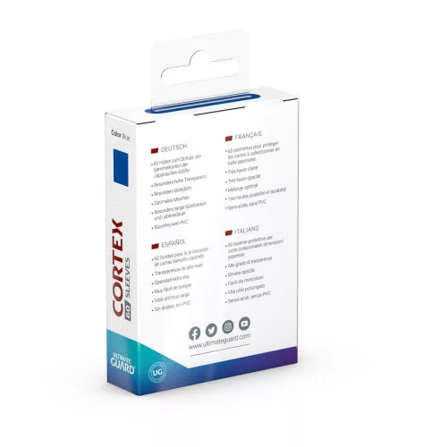 Ultimate Guard Cortex Sleeves Japanese Size Blue (60)