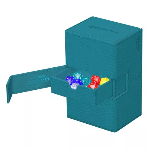 Ultimate Guard Twin Flip'n'Tray 160+ XenoSkin Monocolor Petrol