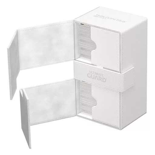 Ultimate Guard Twin Flip'n'Tray 200+ XenoSkin Monocolor White