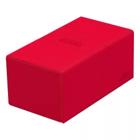   Ultimate Guard Twin Flip'n'Tray 200+ XenoSkin Monocolor Red