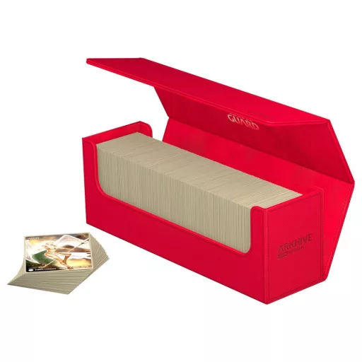 Ultimate Guard Arkhive 400+ XenoSkin Monocolor Red