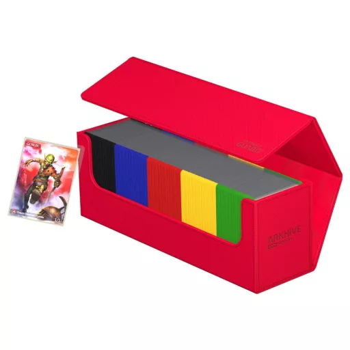Ultimate Guard Arkhive 400+ XenoSkin Monocolor Red