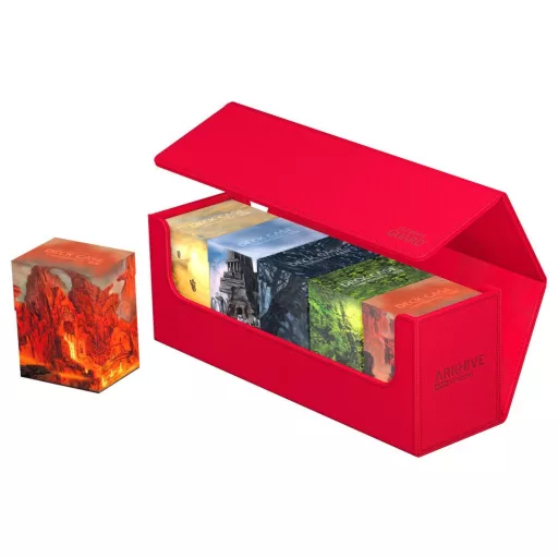 Ultimate Guard Arkhive 400+ XenoSkin Monocolor Red