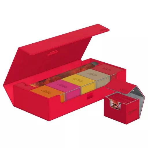 Ultimate Guard Superhive 550+ XenoSkin Monocolor Red