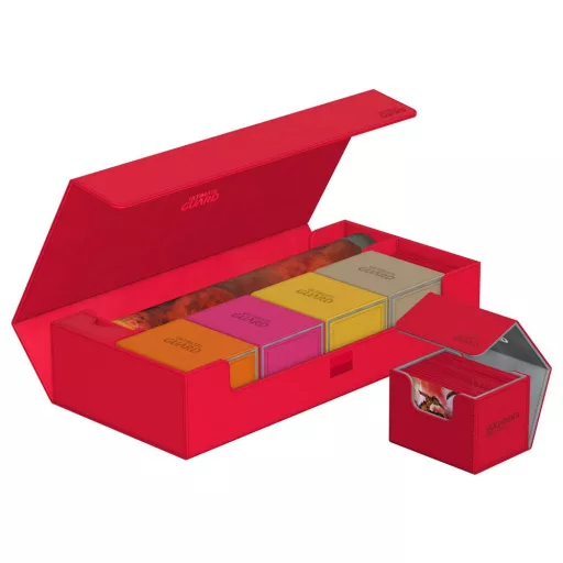 Ultimate Guard Superhive 550+ XenoSkin Monocolor Red