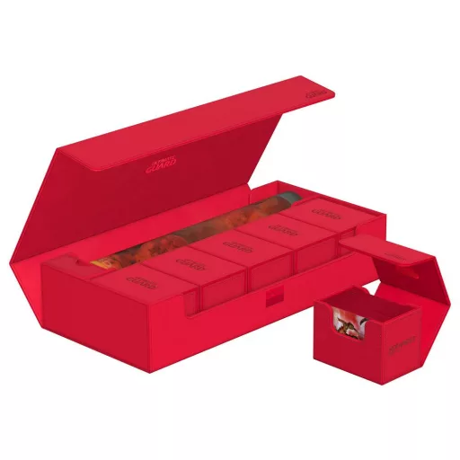 Ultimate Guard Superhive 550+ XenoSkin Monocolor Red