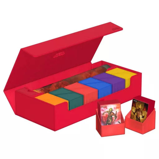 Ultimate Guard Superhive 550+ XenoSkin Monocolor Red