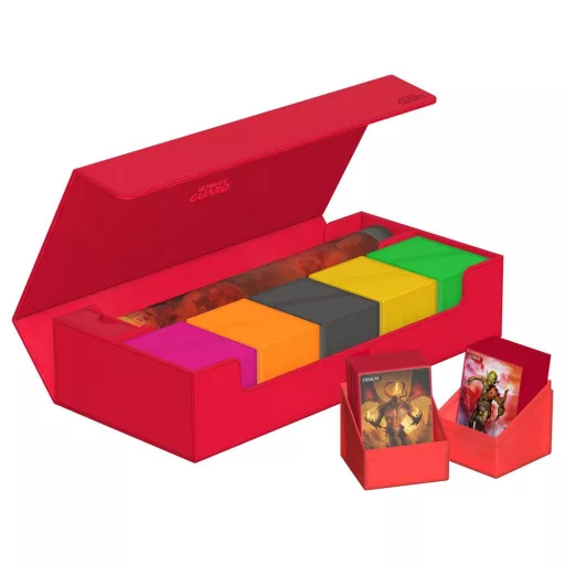Ultimate Guard Superhive 550+ XenoSkin Monocolor Red