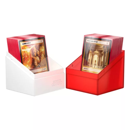 Ultimate Guard Boulder Deck Case 100+ SYNERGY Red/White
