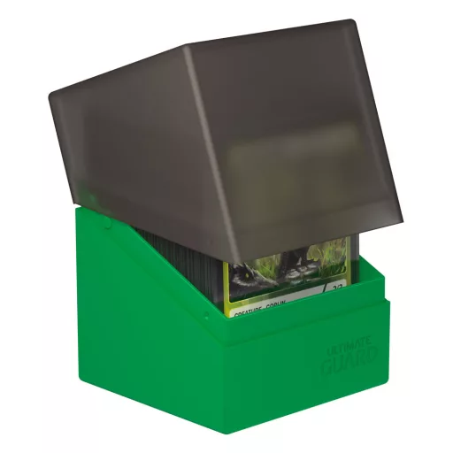 Ultimate Guard Boulder Deck Case 100+ SYNERGY Black/Green