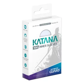   Ultimate Guard Katana Inner Sleeves Standard Size Transparent (100)