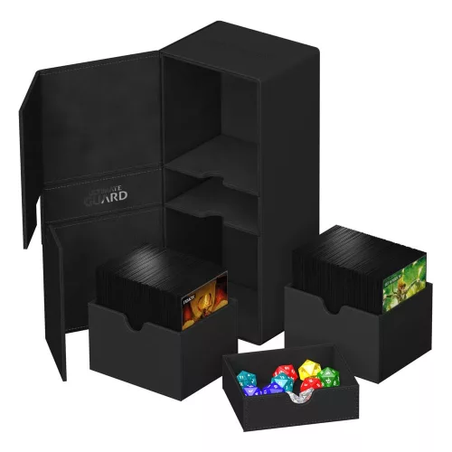 Ultimate Guard Twin Flip'n'Tray 266+ Xenoskin Black