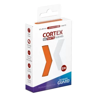   Ultimate Guard Cortex Sleeves Japanese Size Matte Orange (60)