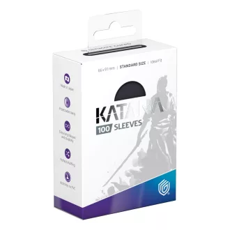   Ultimate Guard Katana Sleeves Standard Size (100) - Obsidian Shard