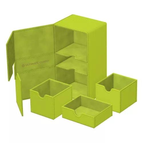 Ultimate Guard Twin Flip'n'Tray 200+ Xenoskin Summer Edition 2025" - Lime"